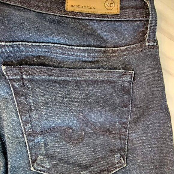 Jeans AG Adriano Goldschmied Women Size 25R The Moto Legging Zipper Ankle - Picture 10 of 16